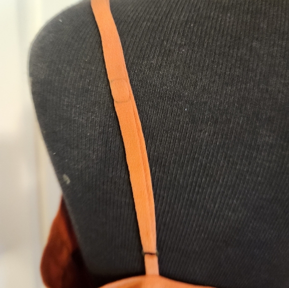 Orange Madewell Silk Dress Size 4 - Picture 5 of 12